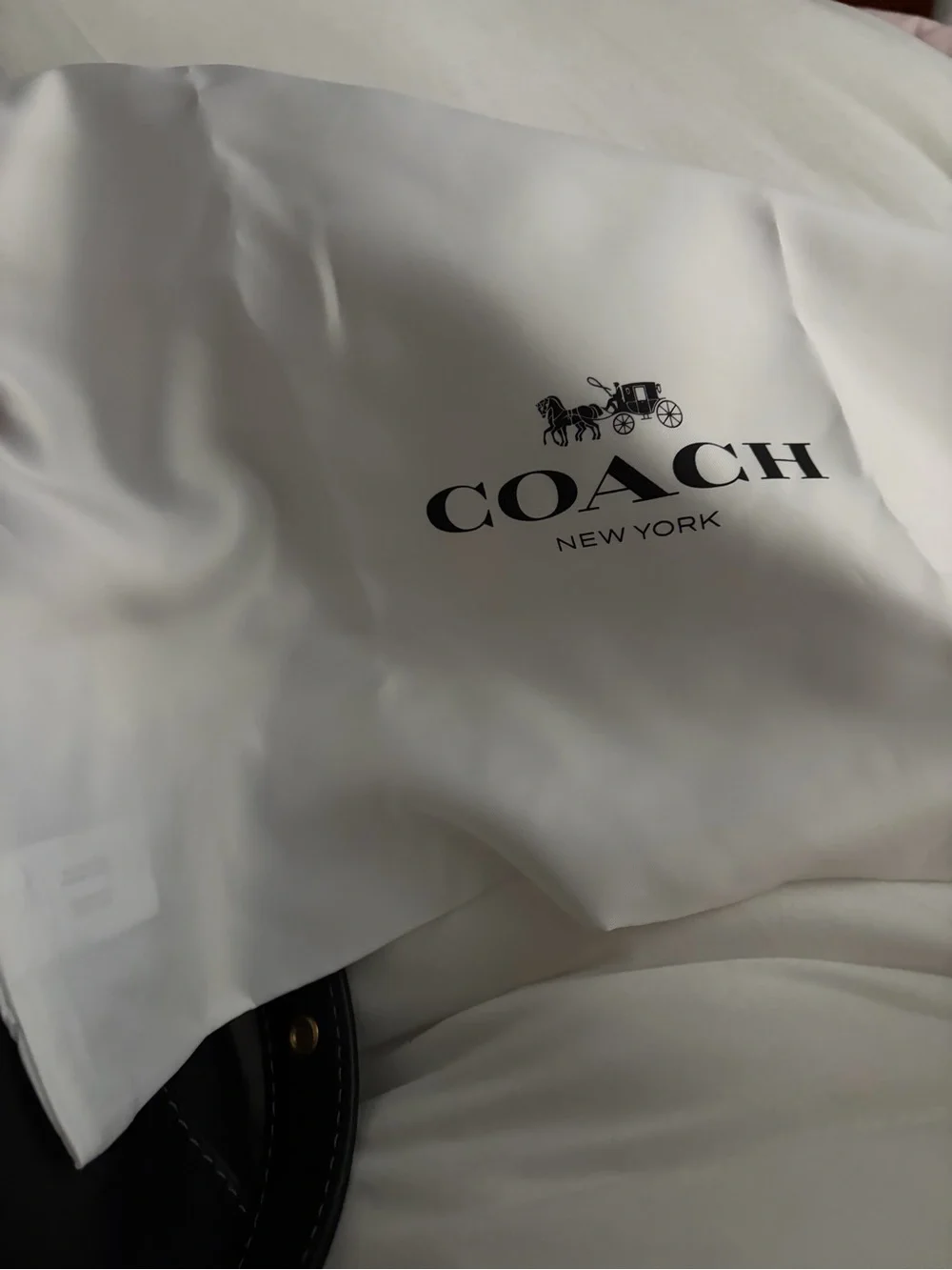 Coach Bleecker Bucket Bag 21 — Black with Gold Hardware